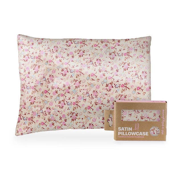 Single SATIN PILLOWCASE- Standard/ Queen