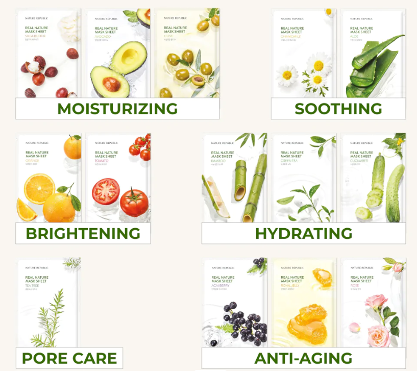 NATURE REPUBLIC Real Nature Face Sheet Mask