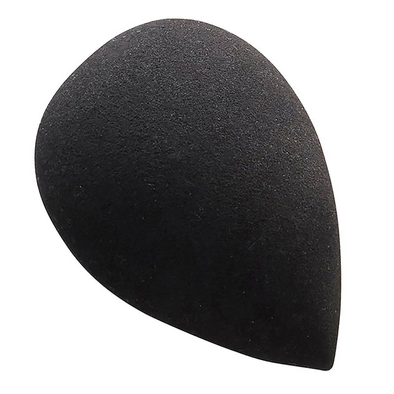 Ceramic Tray with Makeup Sponge - Black