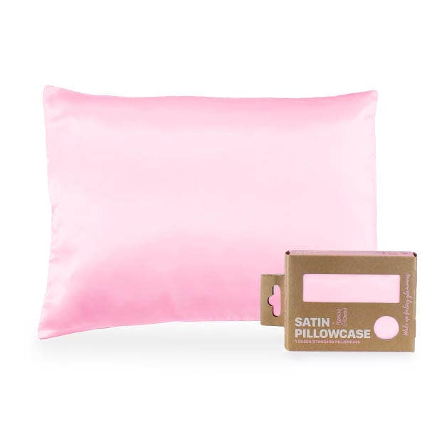 Single SATIN PILLOWCASE- Standard/ Queen