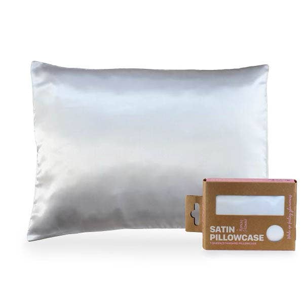 Single SATIN PILLOWCASE- Standard/ Queen