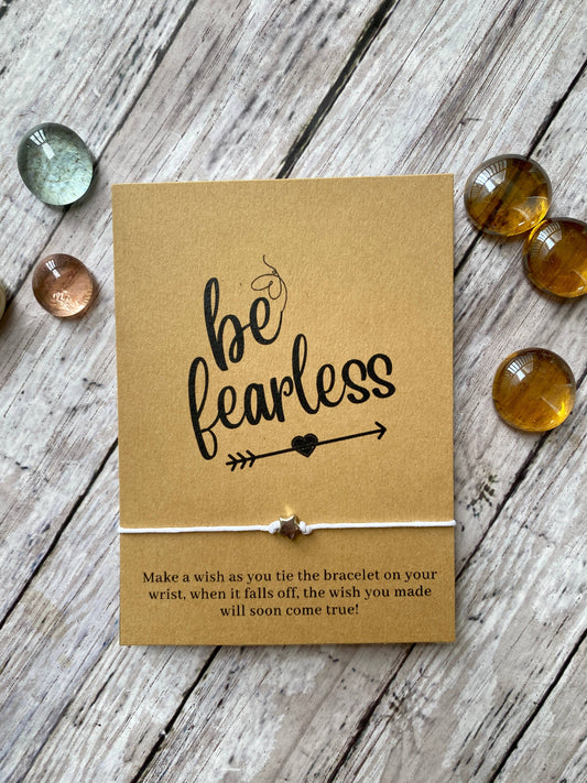 Be Fearless Wish Bracelet