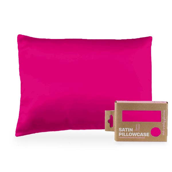 Single SATIN PILLOWCASE- Standard/ Queen