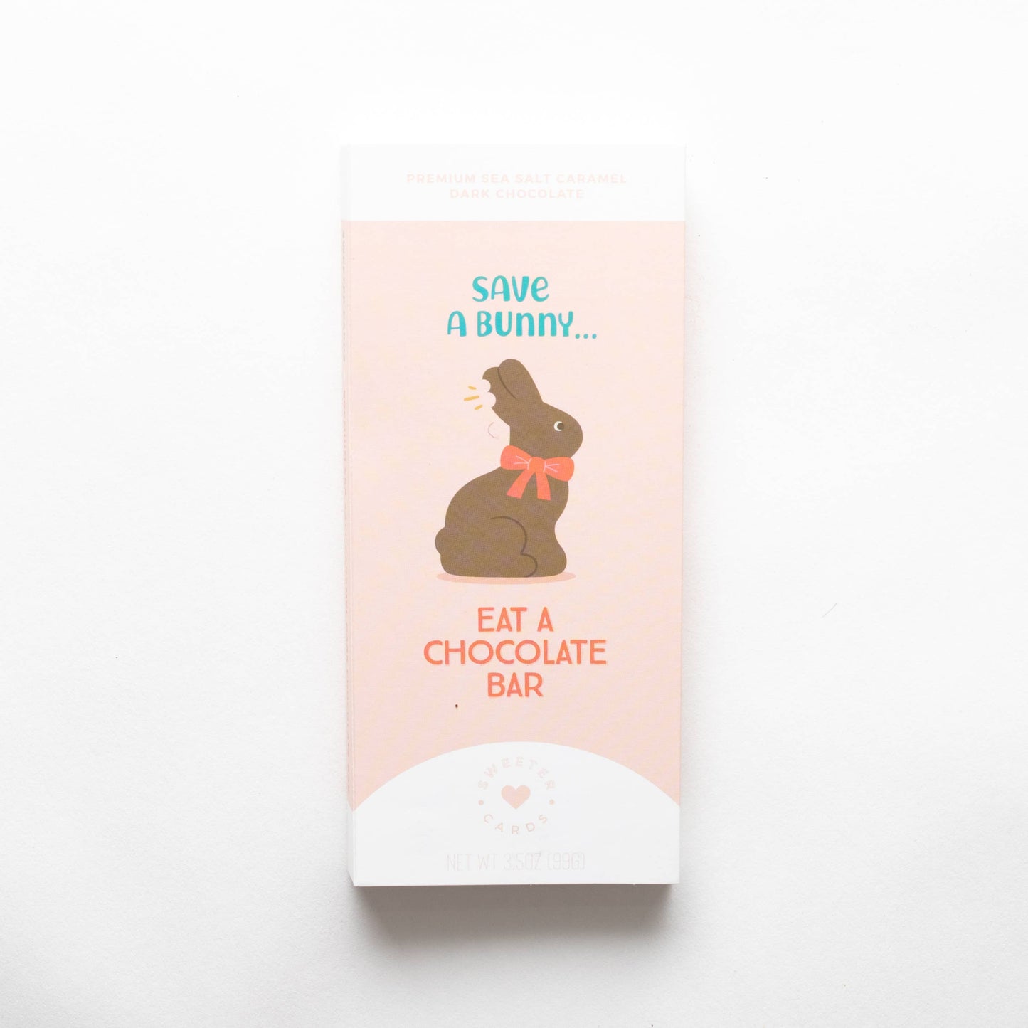 Easter Card + Chocolate Bar in ONE - Save a Bunny!