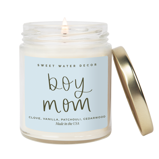 Boy Mom 9 oz Soy Candle