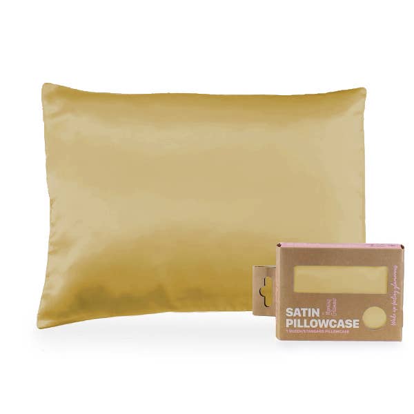 Single SATIN PILLOWCASE- Standard/ Queen