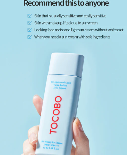 TOCOBO Bio Watery Sun Cream Sunscreen SPF50+ Sample