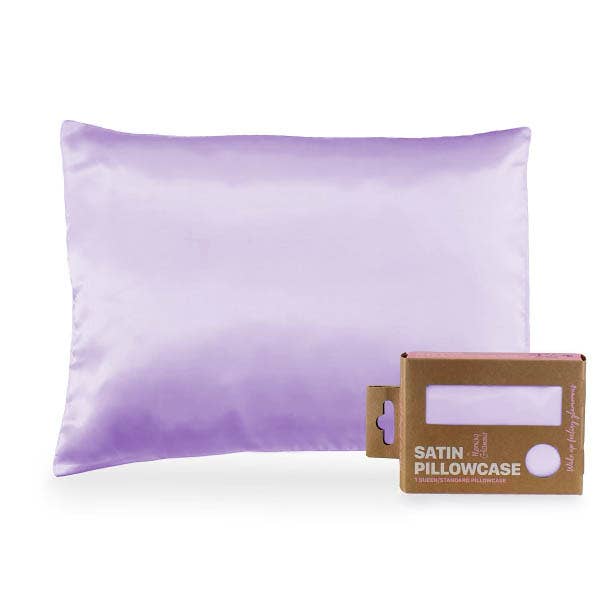 Single SATIN PILLOWCASE- Standard/ Queen