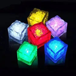 Freeze-able Flashing Multi-color or Diamond White Ice Cubes