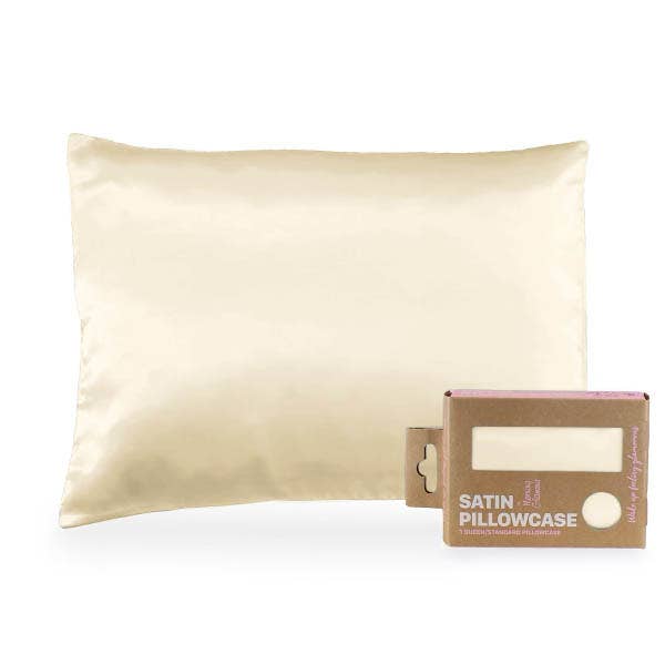 Single SATIN PILLOWCASE- Standard/ Queen